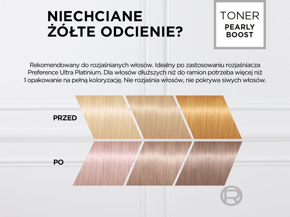 Niechciane żółte odcienie? Rekomendujemy toner Pearly Boost